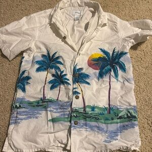 Boys Hawaiian Button-down shirt